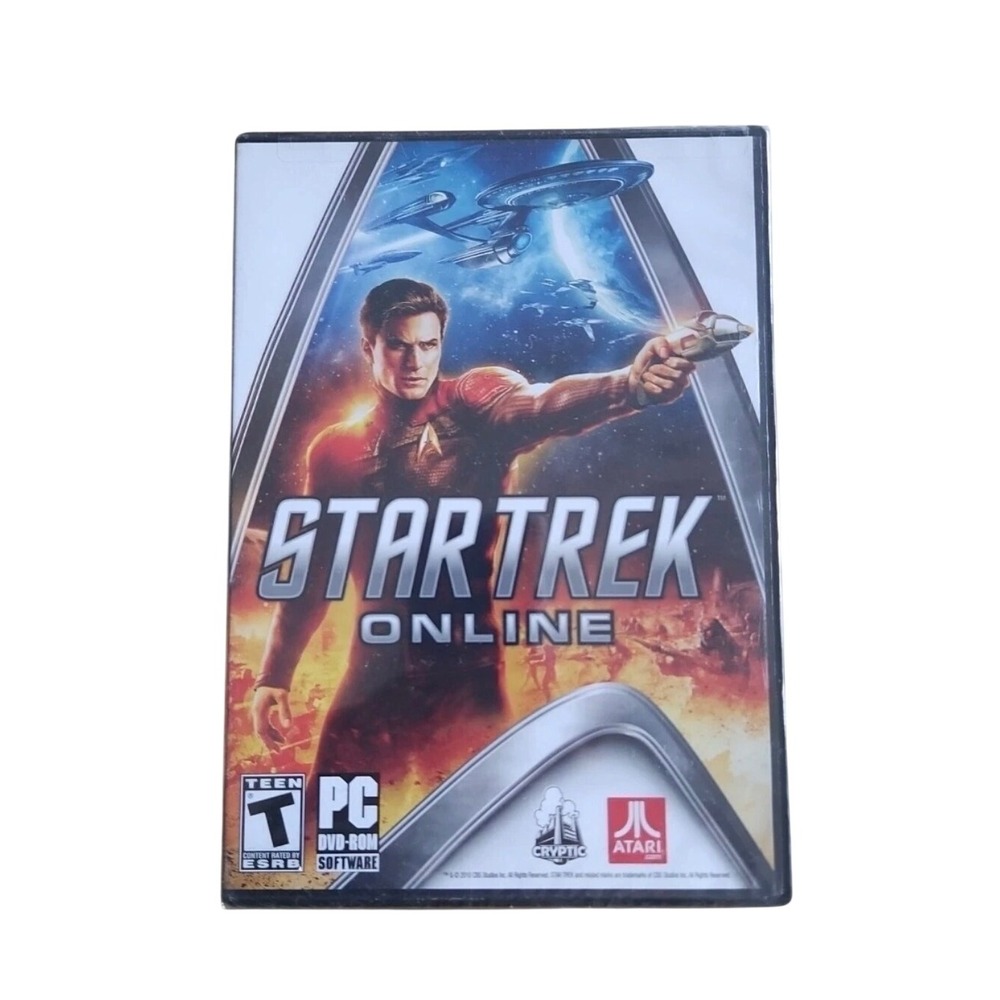 Star Trek Online PC DVD-ROM 2010 Atari Cryptic Studios Sci-Fi Game Teen Kidcore